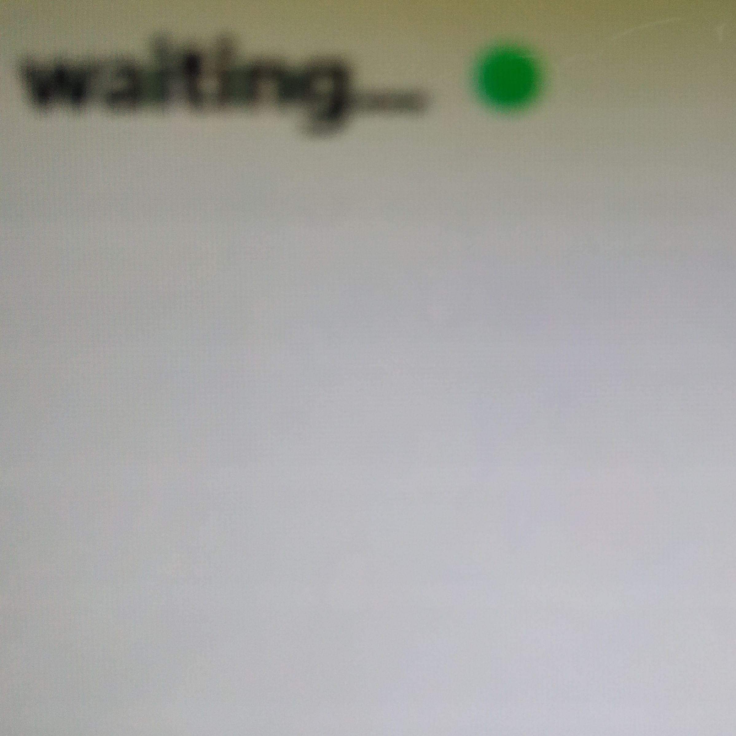 waiting for your message