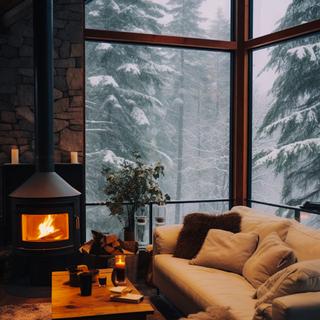『冬日氛围』雪天壁炉旁的柔软治愈旋律集