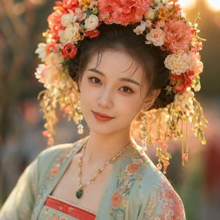 愿你头戴鲜花，一路繁花似锦