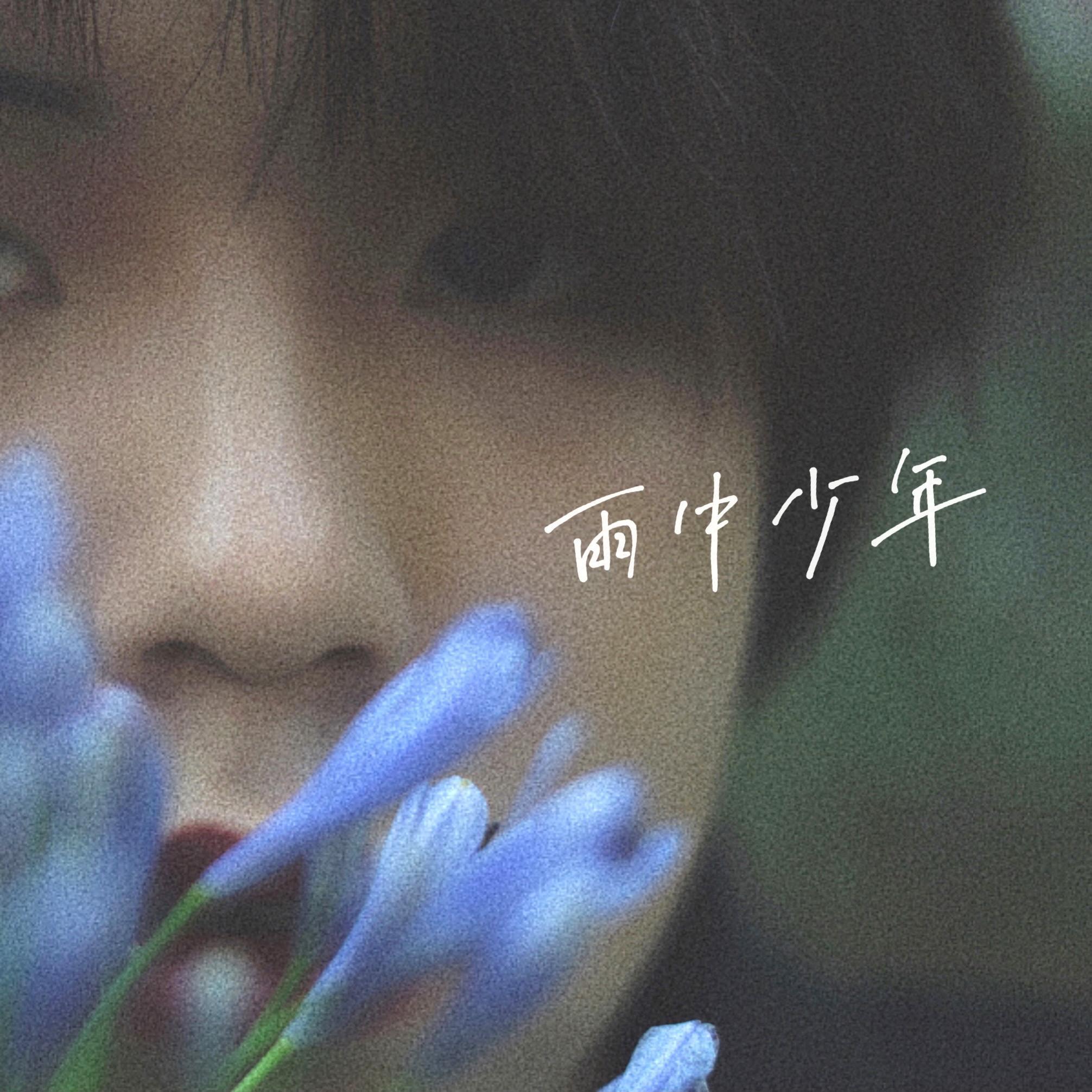 雨中少年
