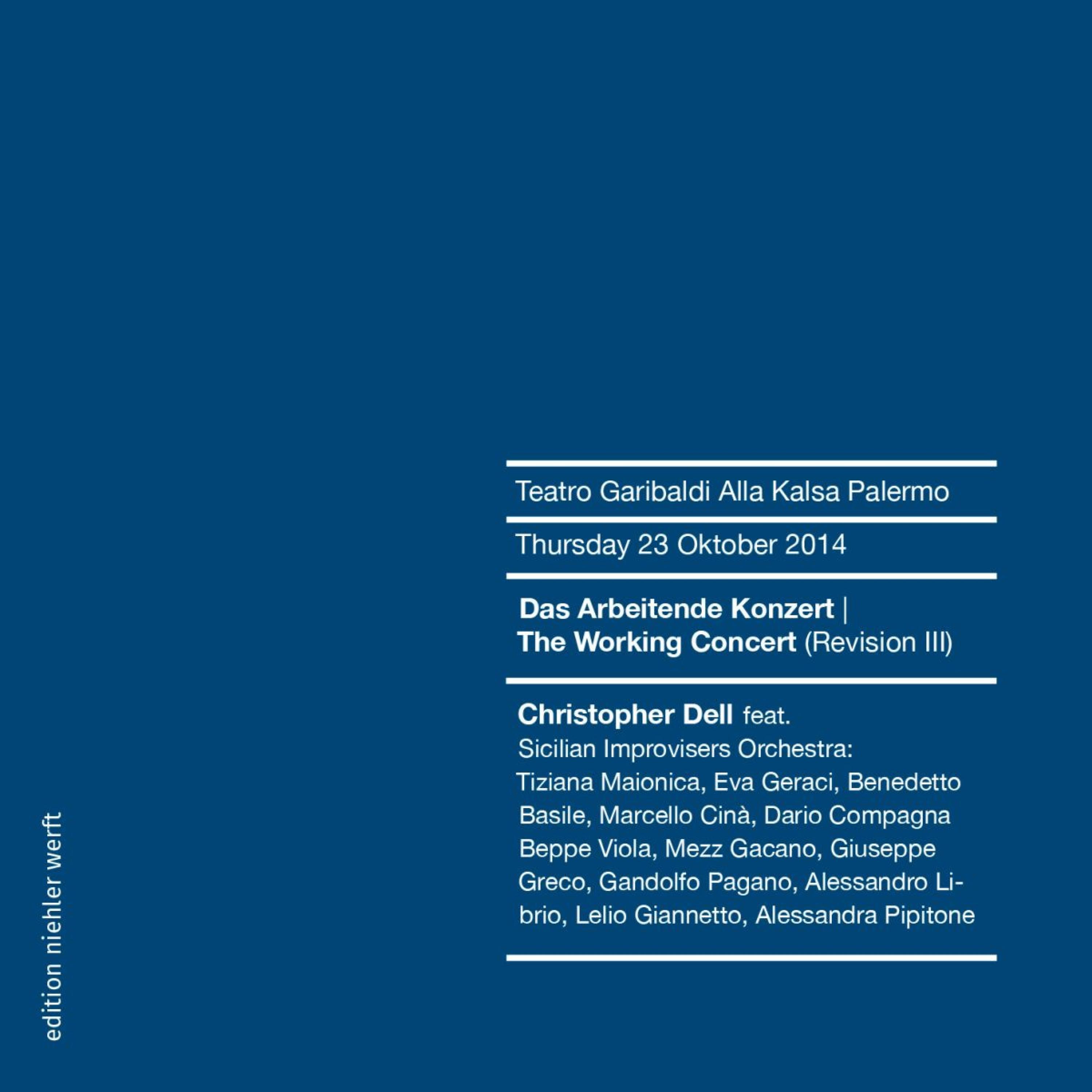 The Working Concert Revision III