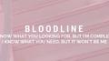 bloodline (Remix)专辑