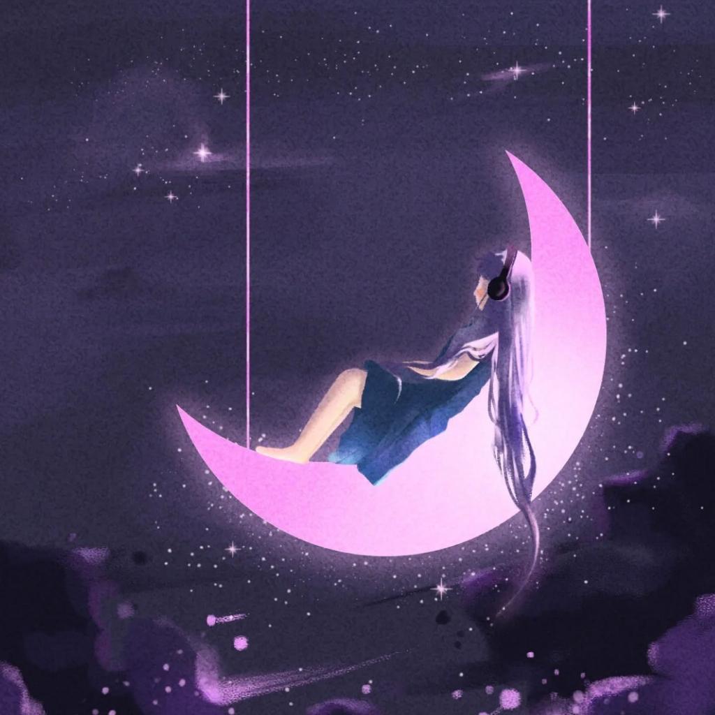 助眠纯音：背靠月亮，寄梦于月