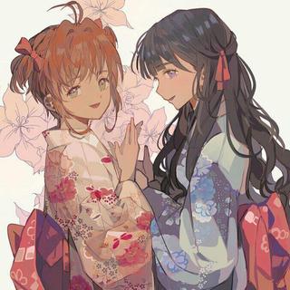 日系ρ 漫天花火下游动的金鱼