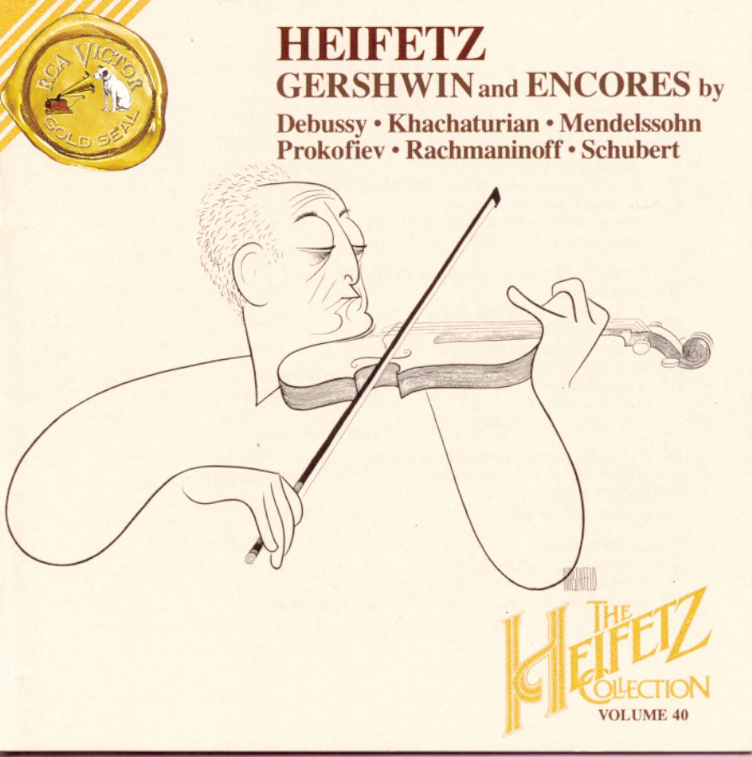 The Heifetz Collection Vol. 40 - Gershwin And Encores