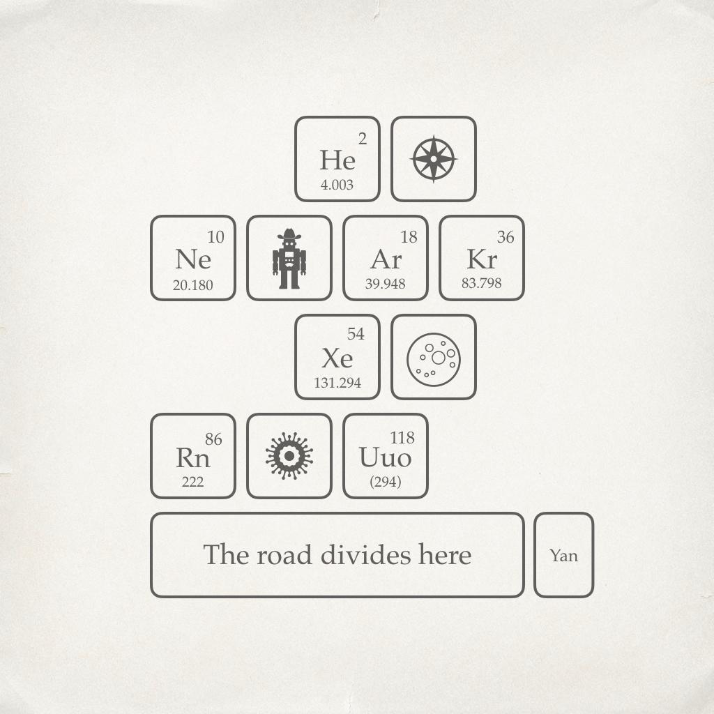 The Road Divides Here