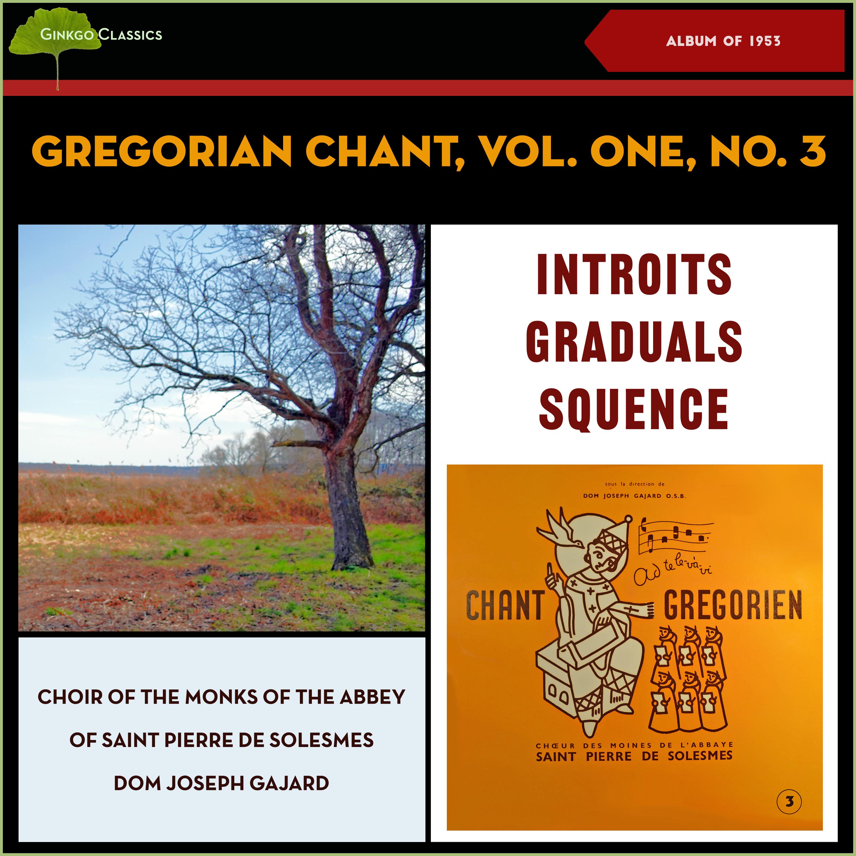 Gregorian Chant Vol.One No.3 Introits, Graduals, Squence (Album of 1953)