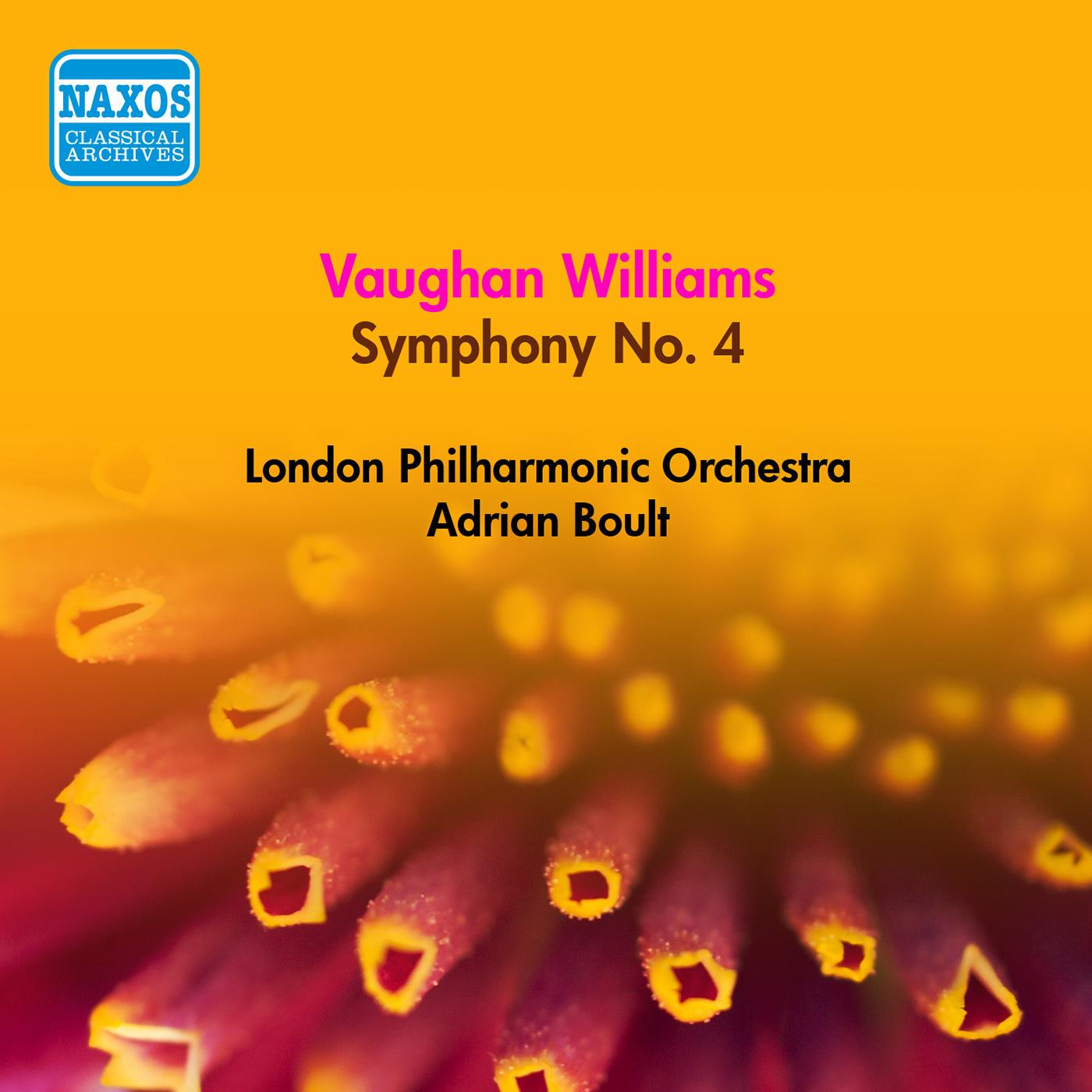 VAUGHAN WILLIAMS, R.: Symphony No. 4 (Boult) (1953)