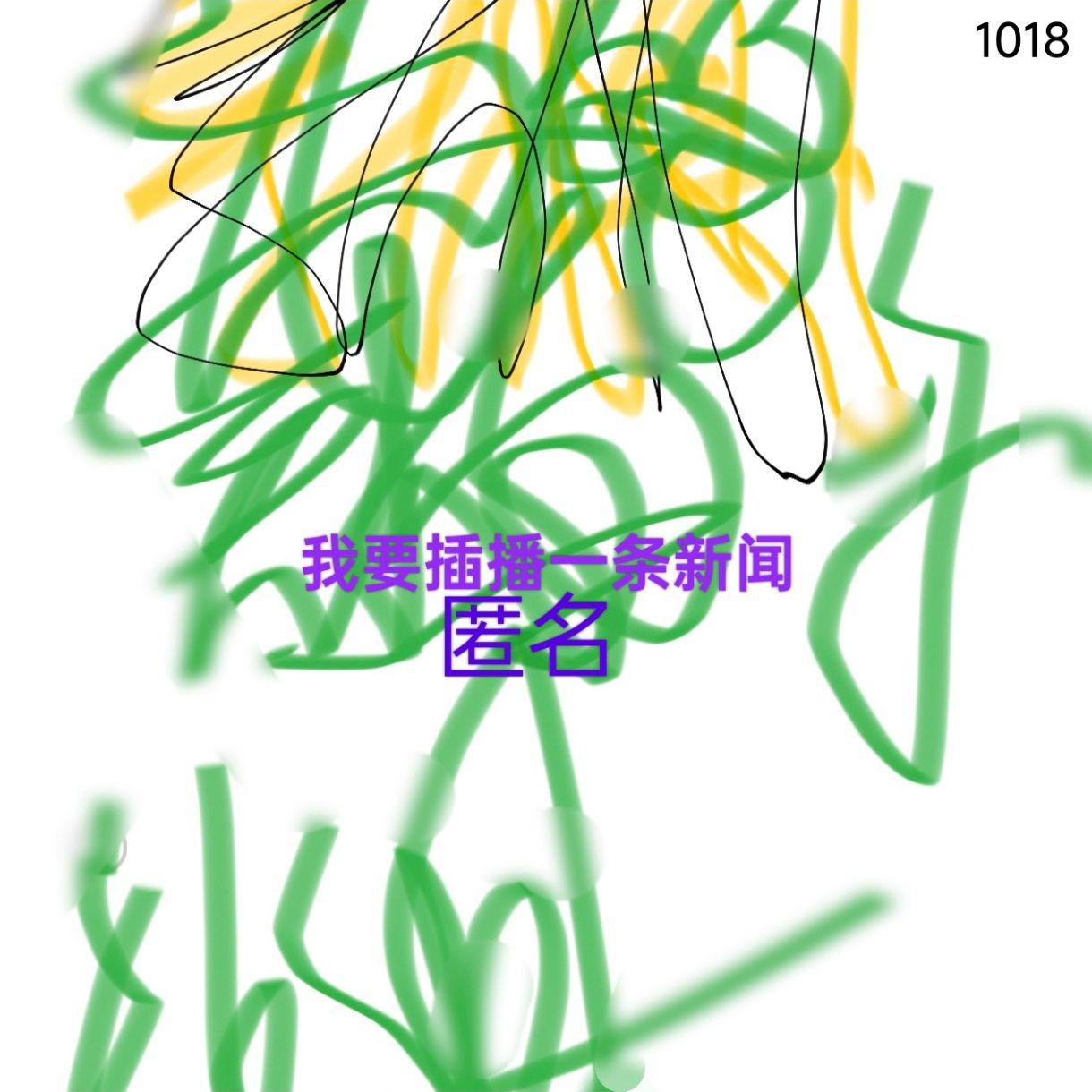 〖匿名投稿〗我要插播一条新闻