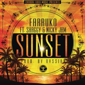 Nicky Jam、Farruko+Shaggy - Sunset （降4半音）