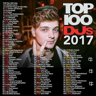 【电音】2017世界百大DJ排行榜