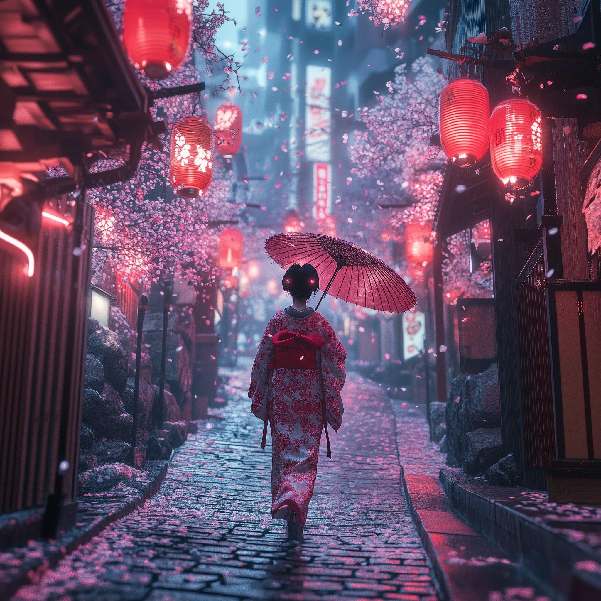 千年桜時計