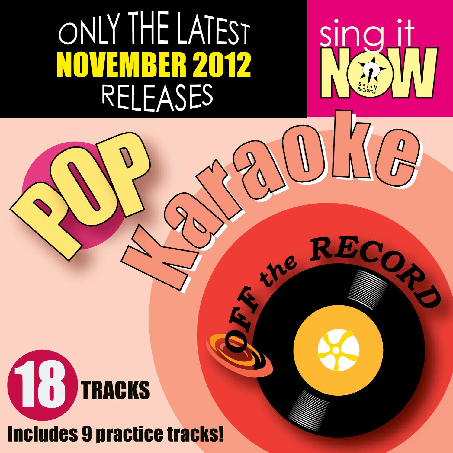 November 2012 Pop Hits Karaoke