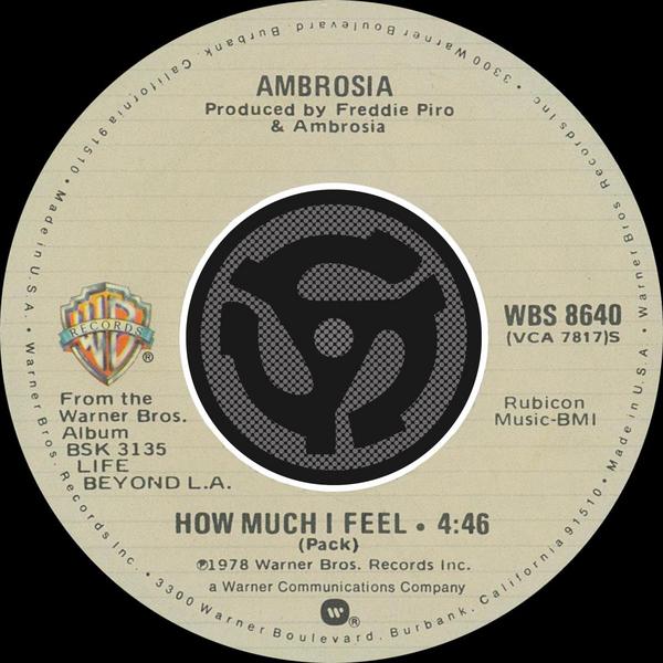 How Much I Feel / Ready For Camarillo [Digital 45]