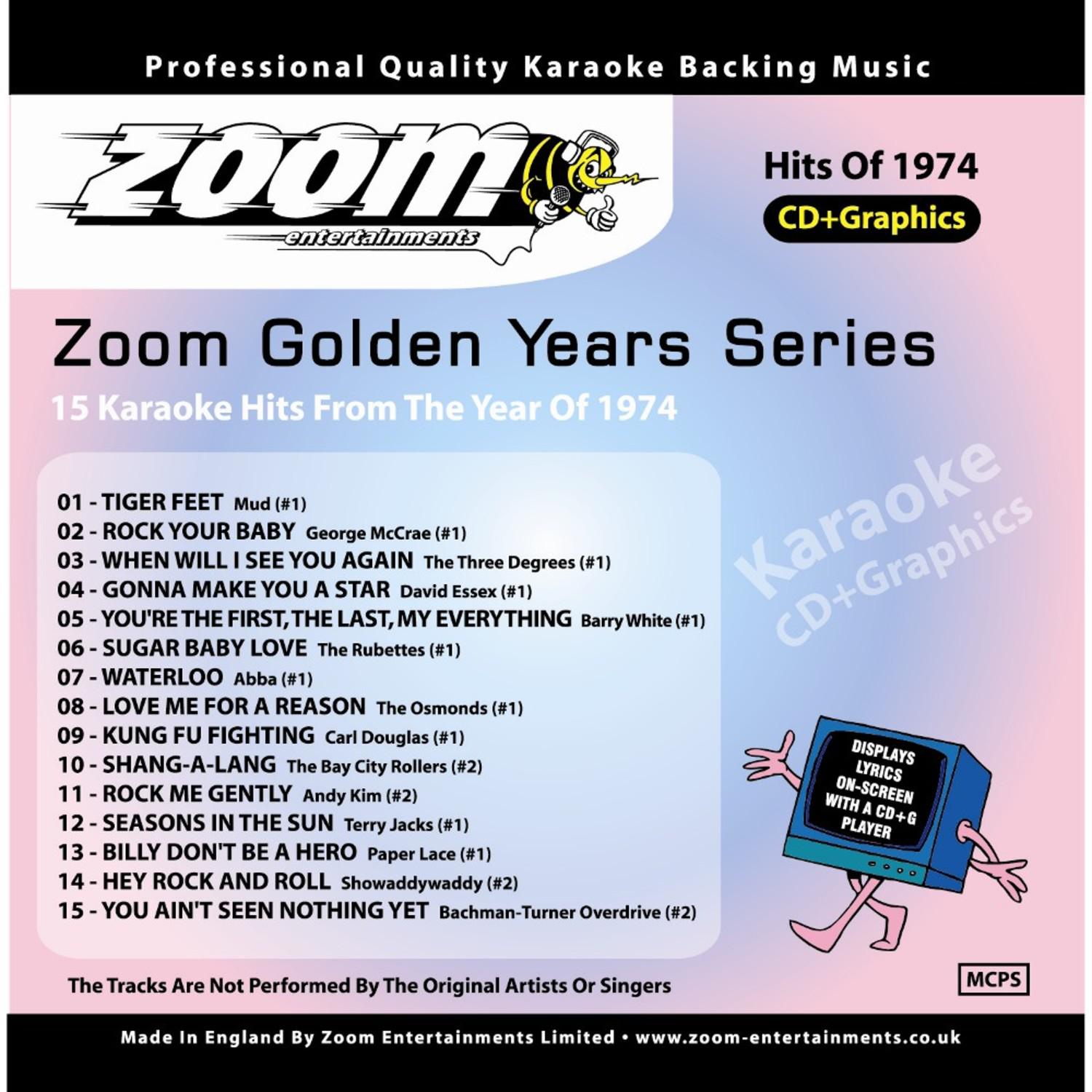 Zoom Karaoke Golden Years 1974专辑