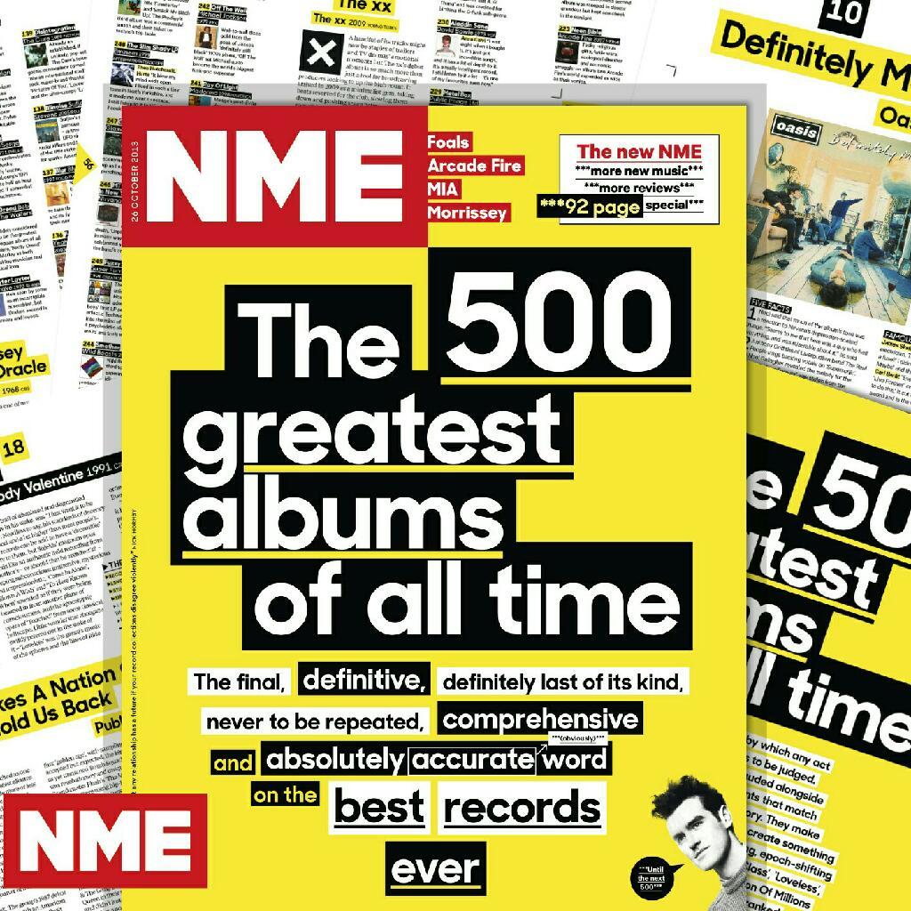 NME:史上最佳500张专辑