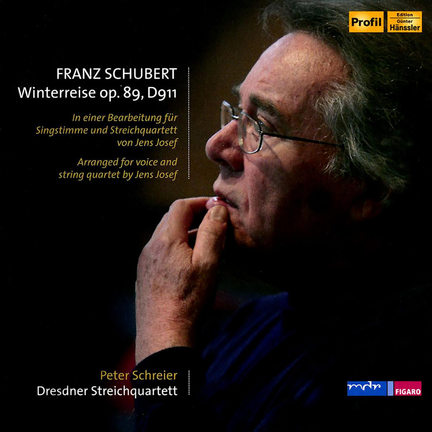 SCHUBERT, F.: Winterreise, D. 911 (arr. J. Josef for voice and string quartet) (Schreier, Dresden St专辑