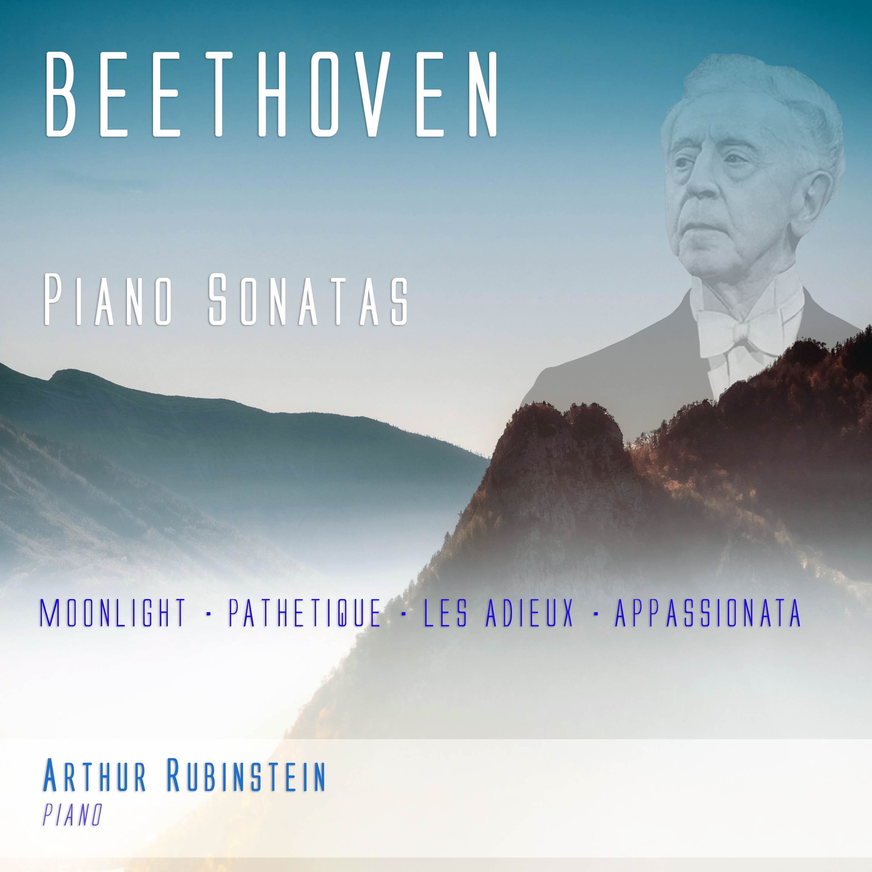 Beethoven: Piano Sonatas Moonlight, Pathetique, Les Adieux, Appassionata (Remastered)