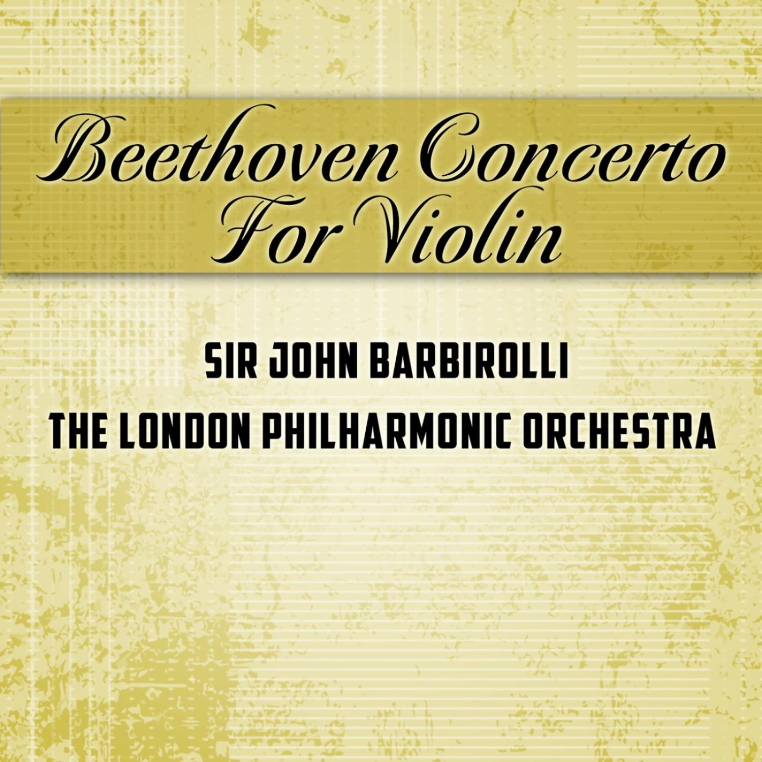 Beethoven: Concerto for Violin