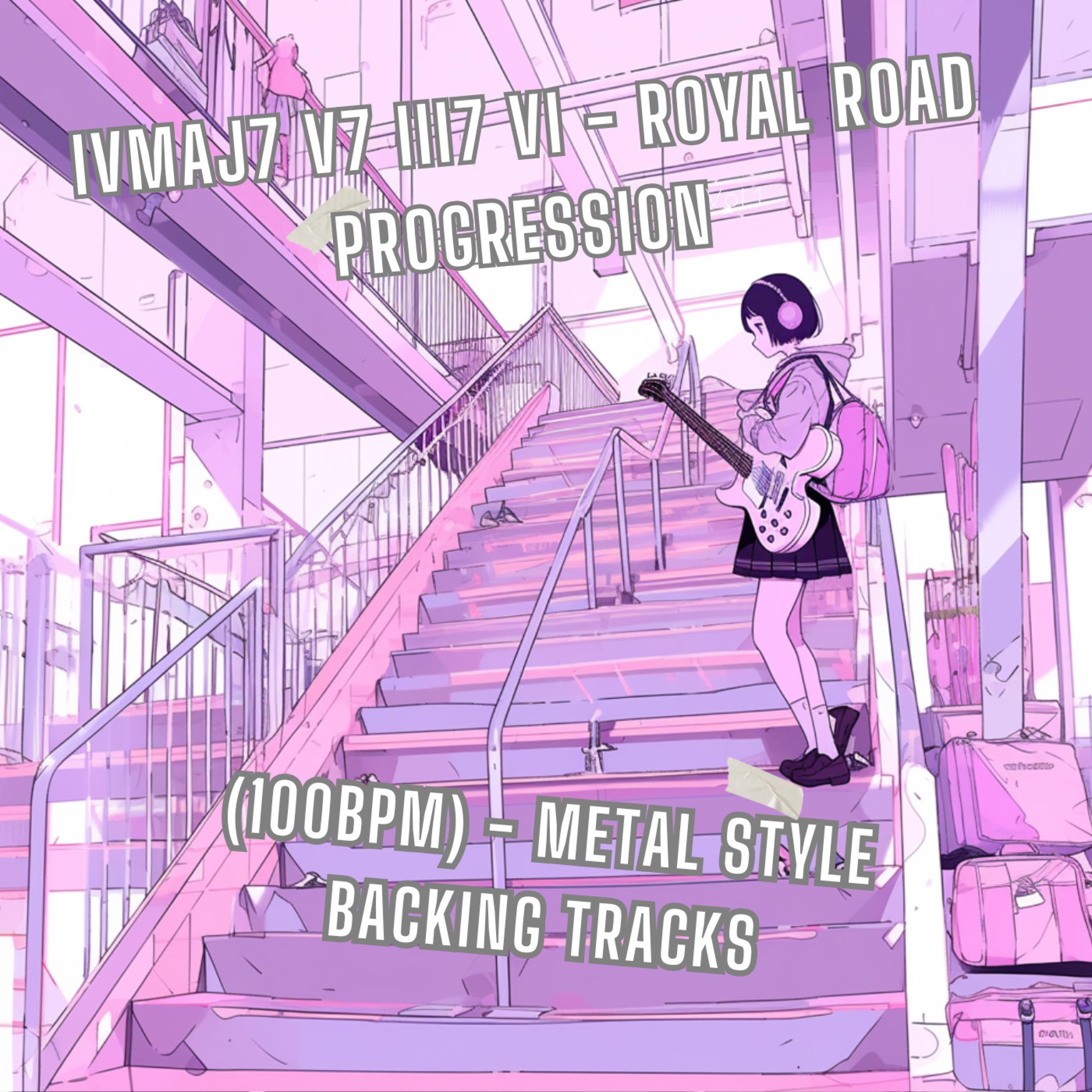 r&b jam track 100bpm am7 to d7 10 minutes with live... Fmaj7 G7 Em7 Am (Royal Road Progression (100bpm) Metal Style Backing ...