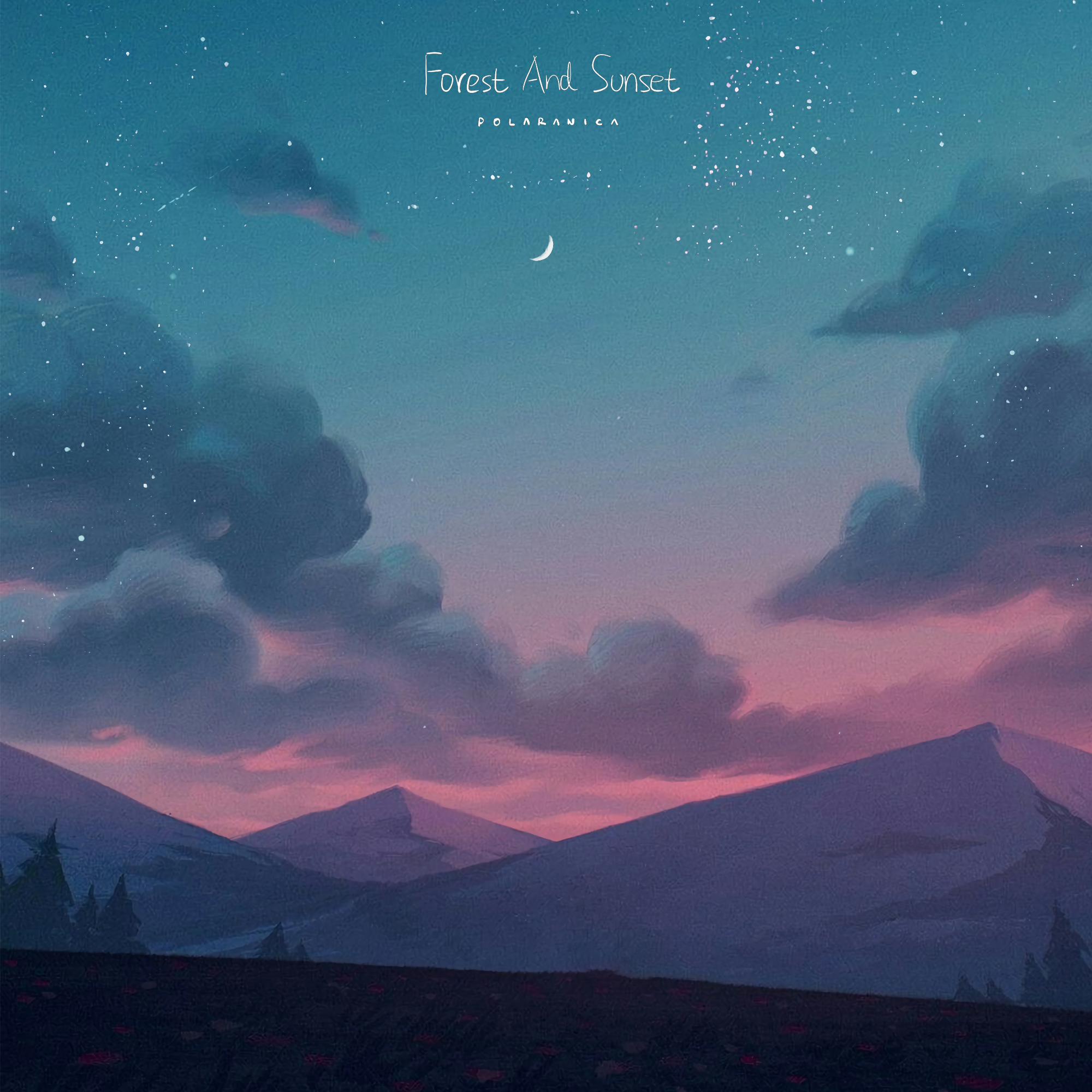 Forest And Sunset