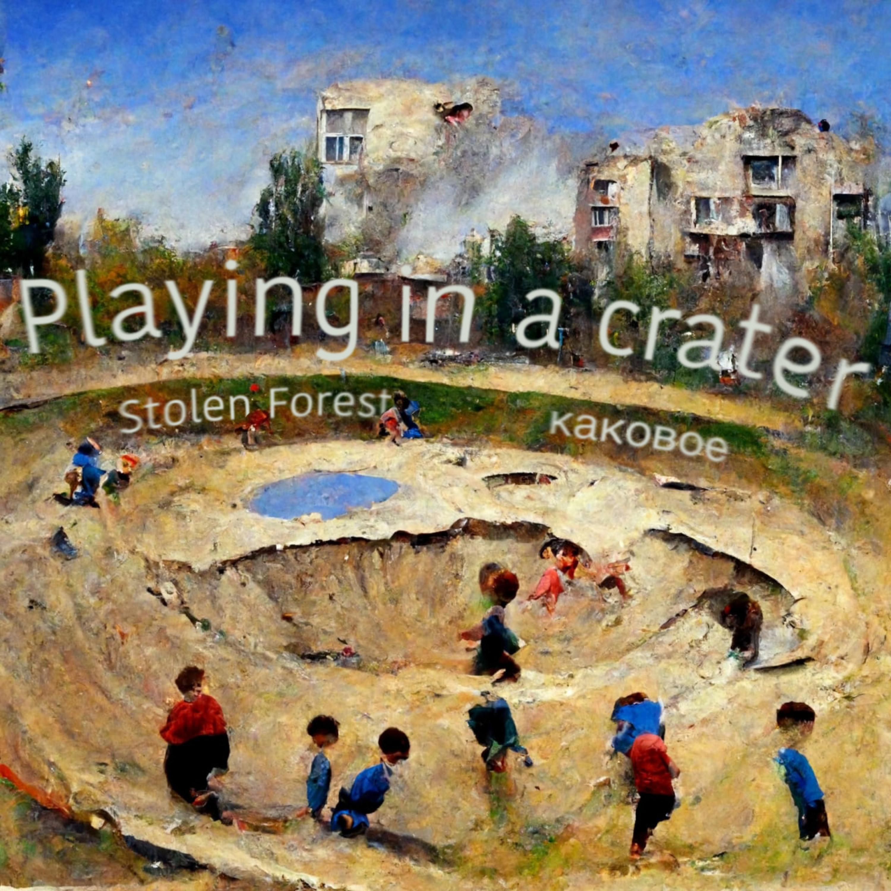 Stolen Forest - Playing in a crater (feat. каковое)