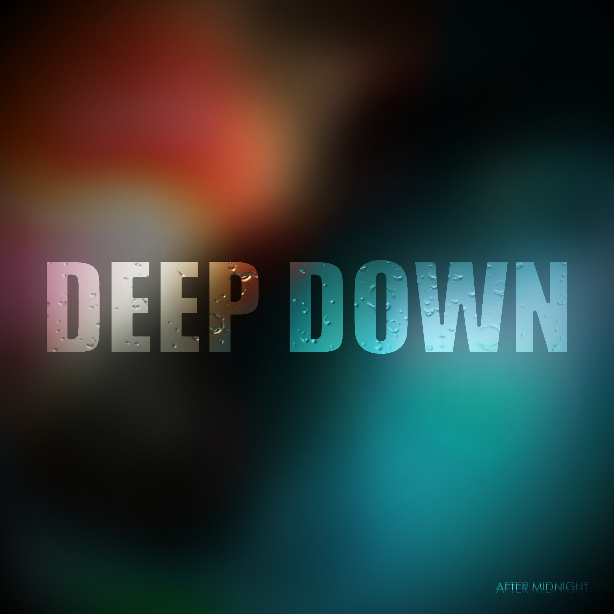 陷 (deep down)