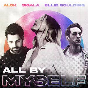 Alok & Sigala & Ellie Goulding - All by Myself (VS karaoke) 带和声伴奏
