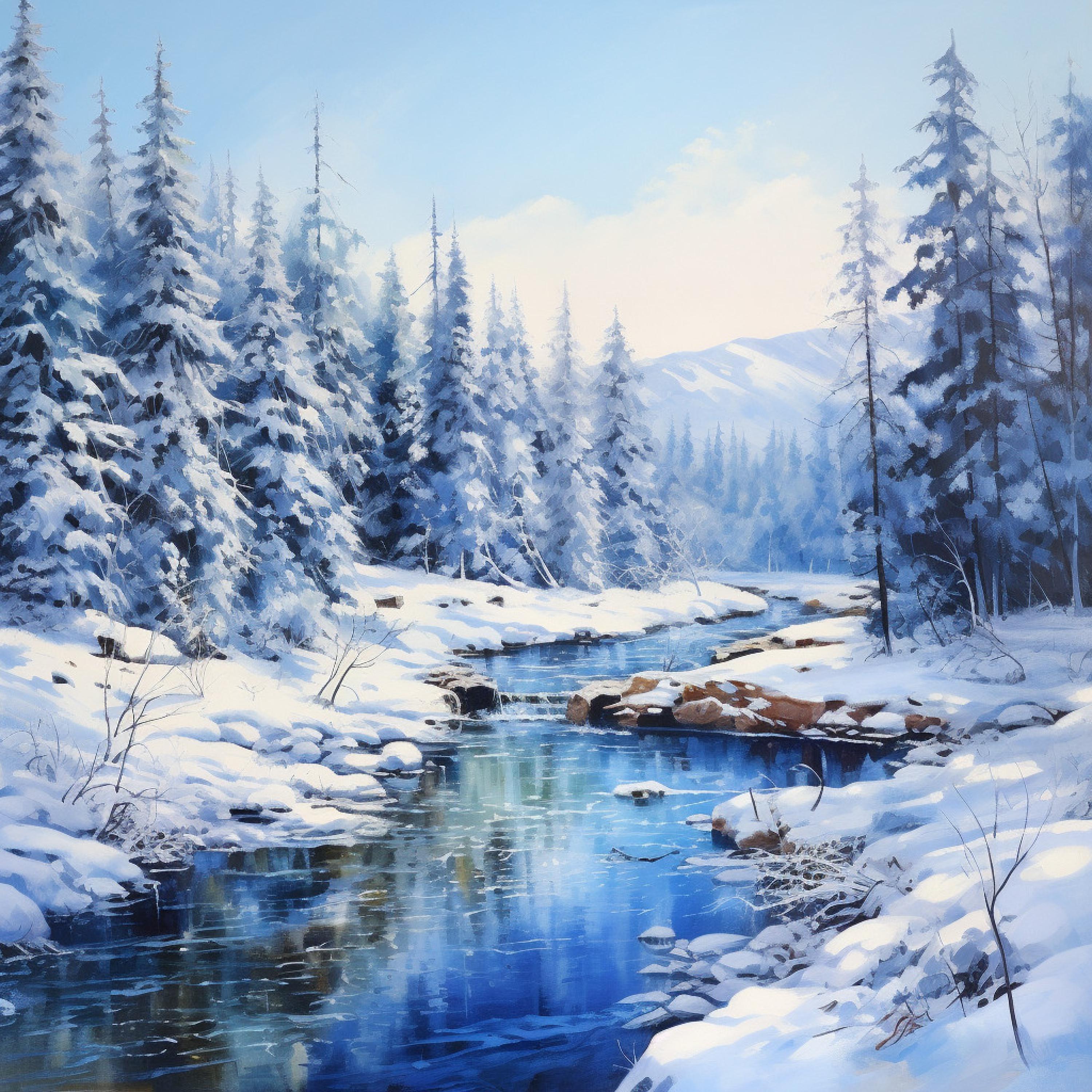 The Nature Project - Snowy Bliss: Waterside Harmony