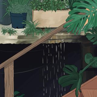 “麋鹿长角拂落的绿”