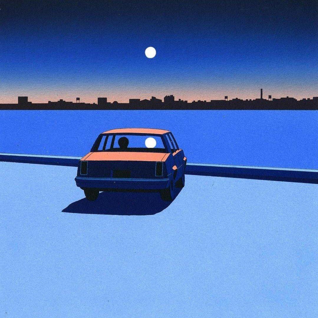 夜晚迷幻 合成器复古