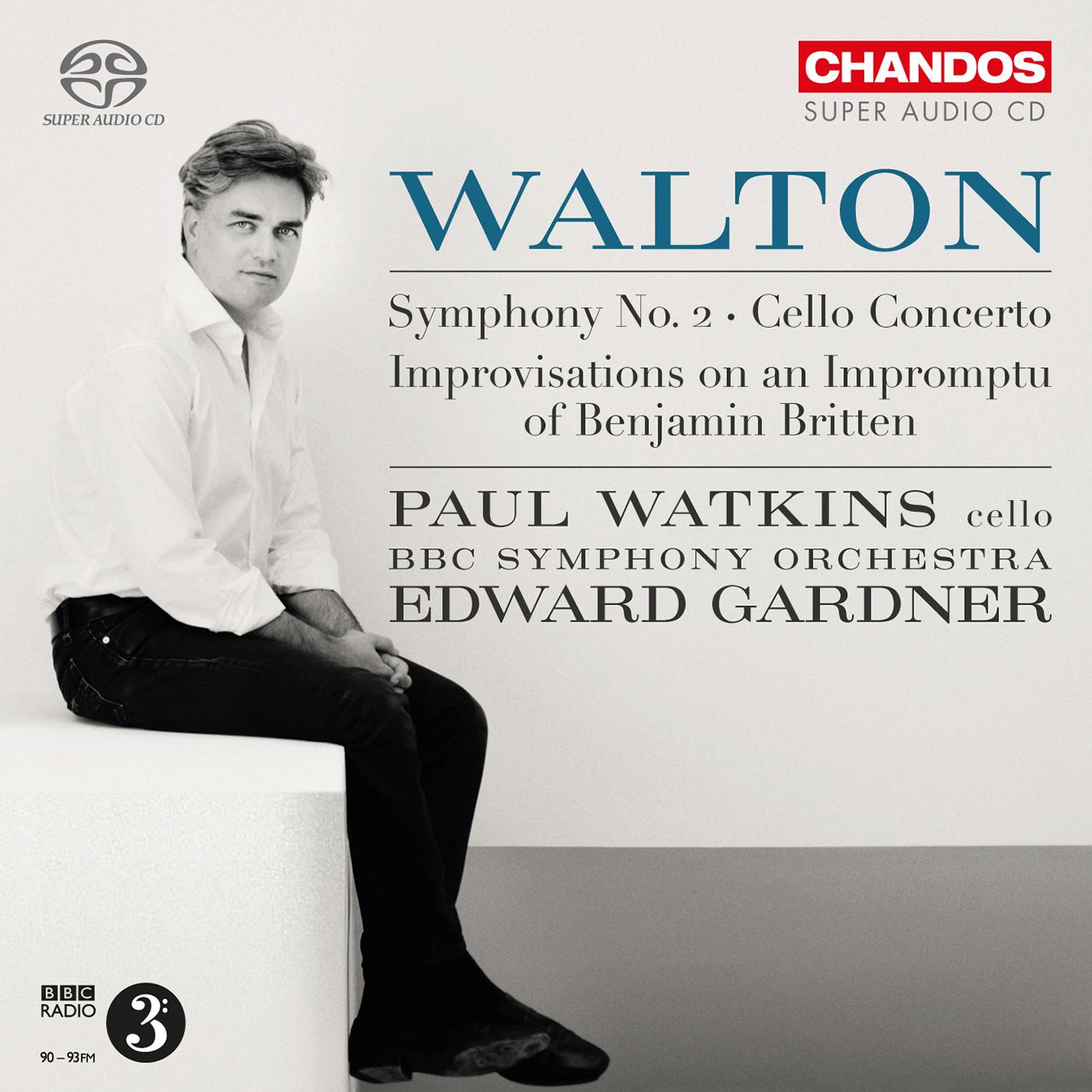 WALTON, W.: Symphony No. 2 / Cello Concerto / Improvisations on an Impromptu of Benjamin Britten (P. Watkins, BBC Symphony, Gardner)