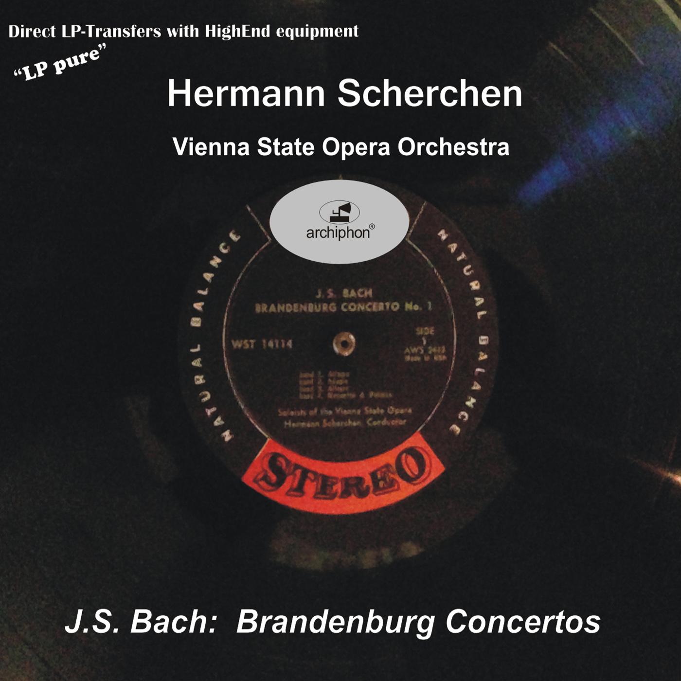 BACH, J.S.: Brandenburg Concertos Nos. 1-6 (LP Pure, Vol. 8) (Vienna State Opera Orchestra, Scherchen) (1960)