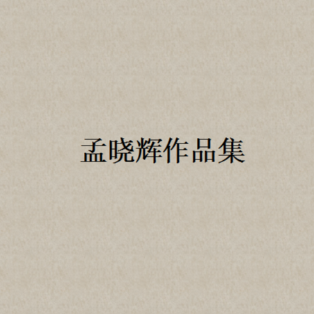 孟晓辉作品集