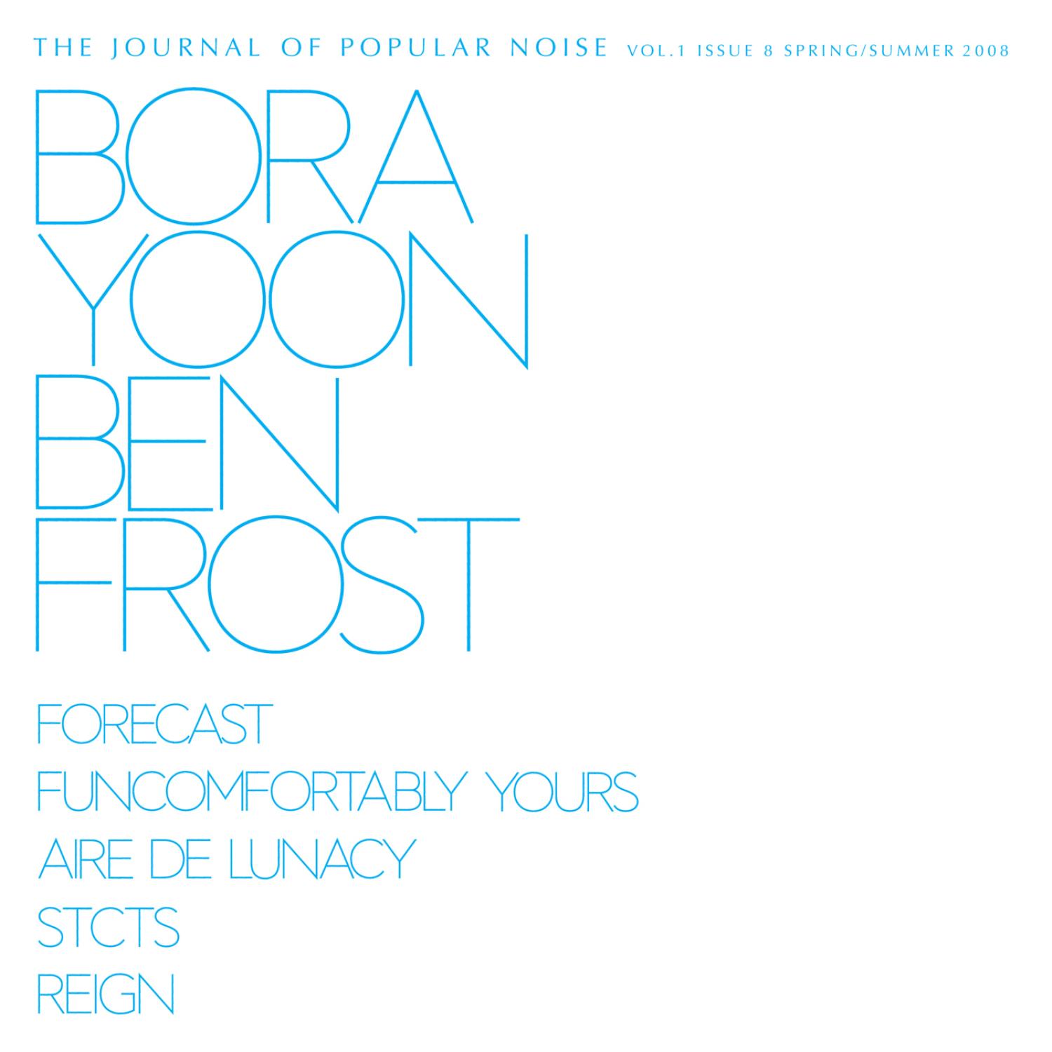 Journal of Popular Noise - Issue 8