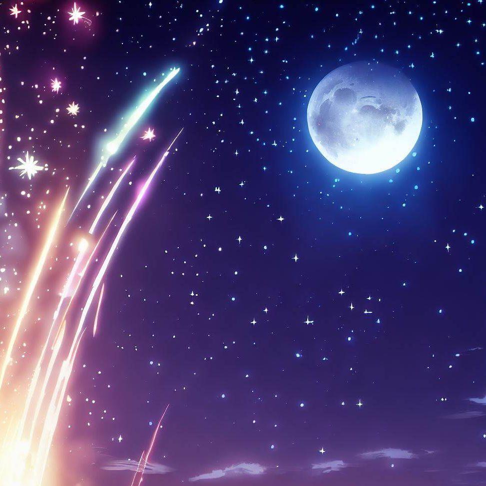 烟花与夜空