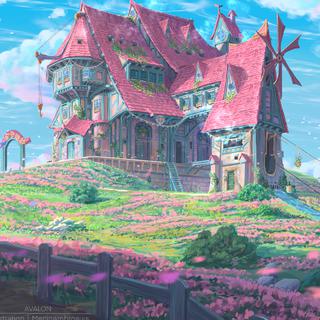 梅林的作画过程