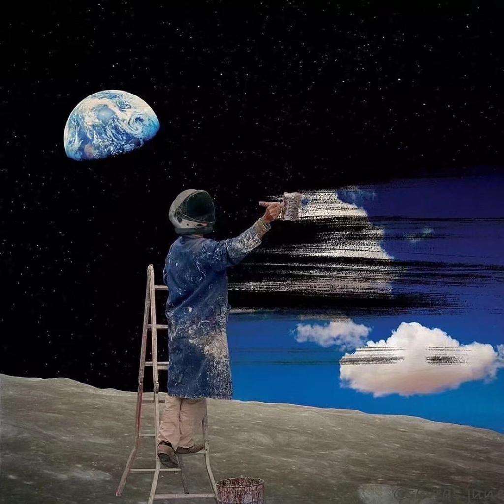 我不是埋头赶路，而是要伸手摘星。