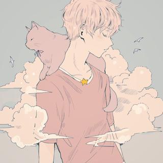 少年与他们所养的名唤温柔的猫