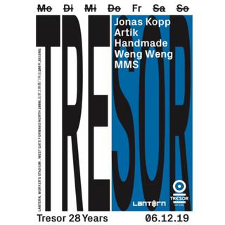 2019/12/6 Tresor Club 28 Years