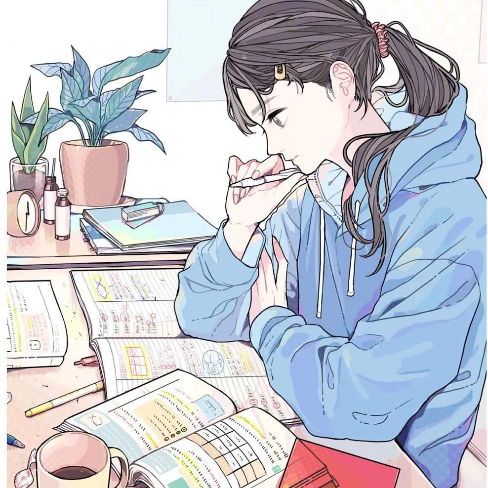 安静自习：轻音符填补疲惫时光