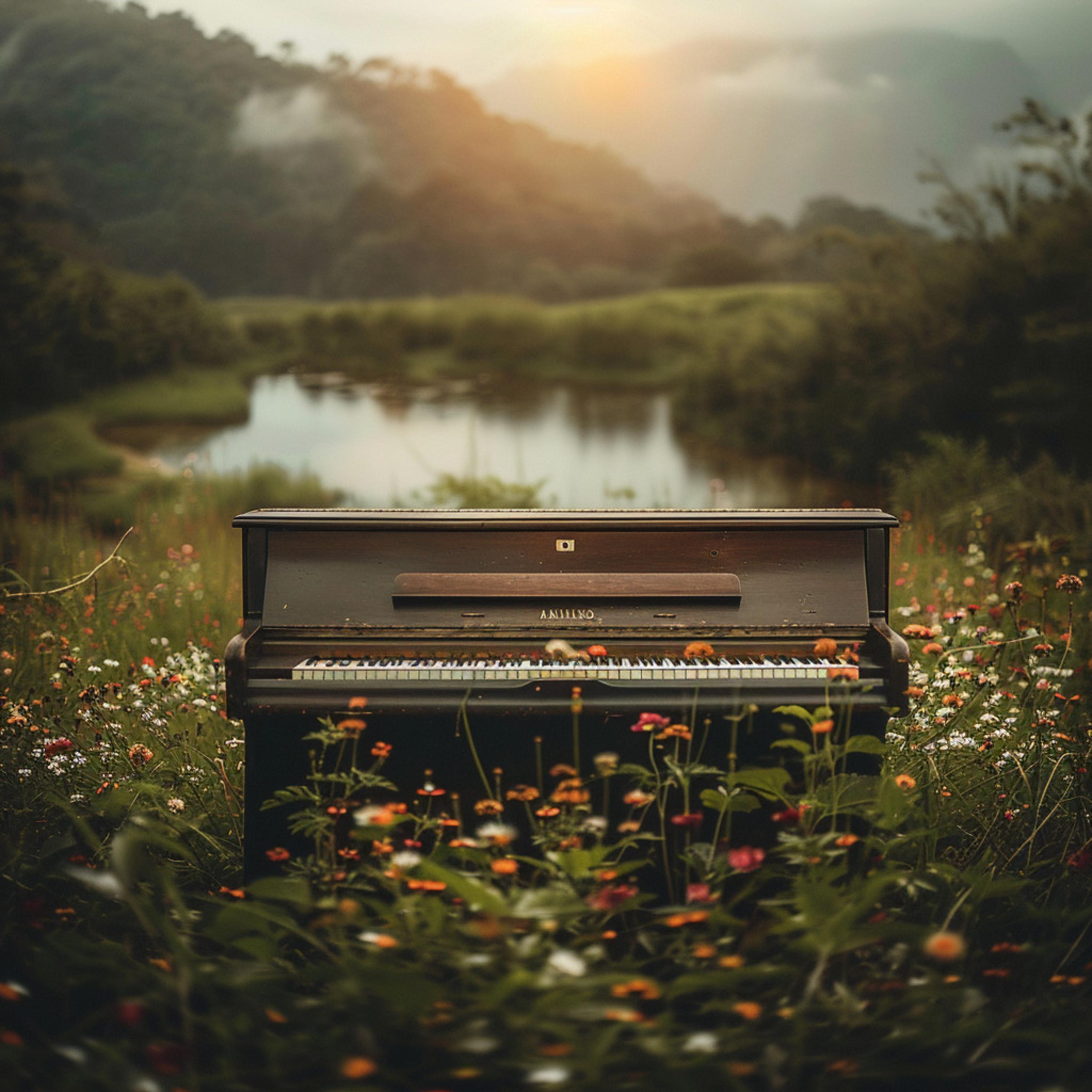 Radio relajante con piano - Eco De Calma En La Meditación Del Piano
