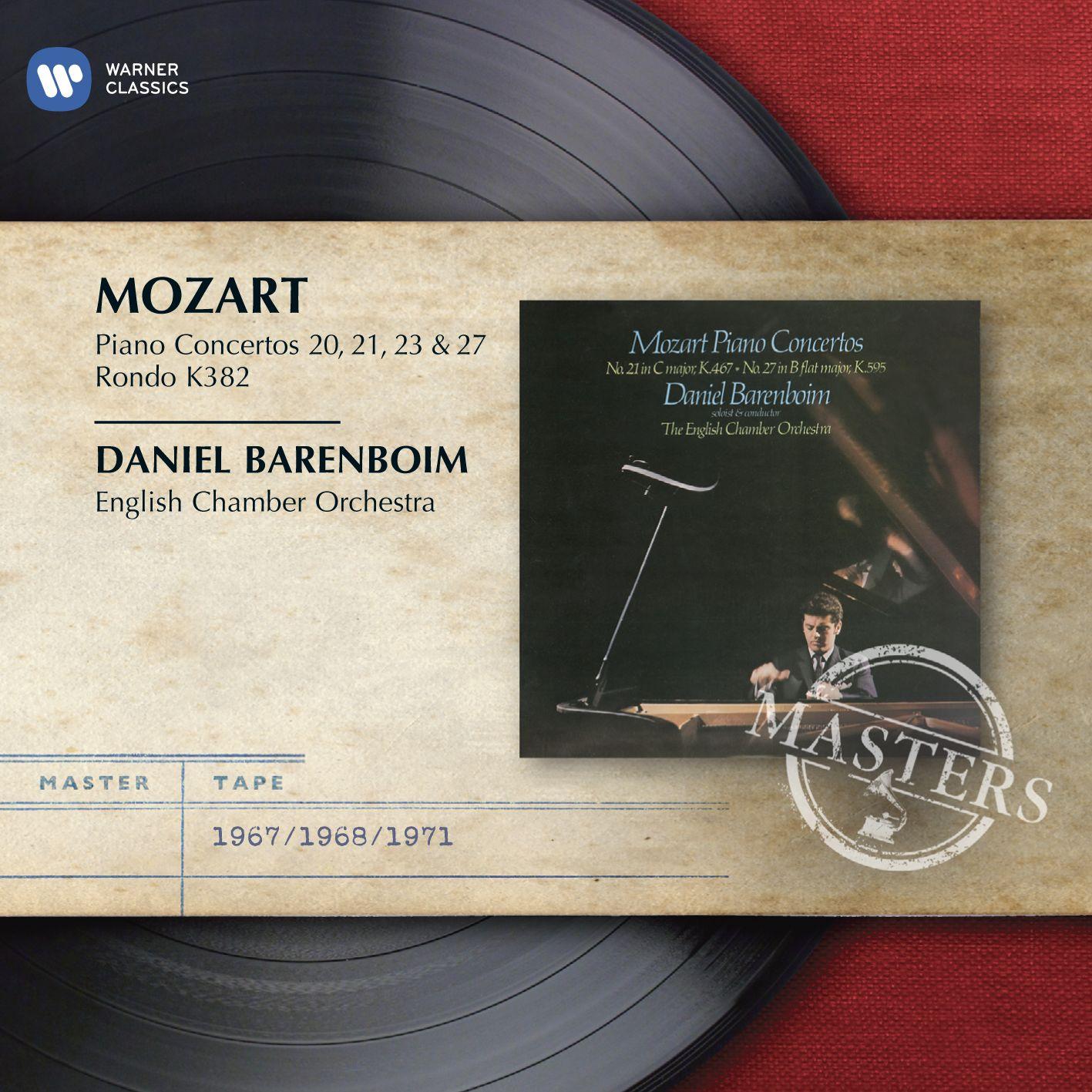 Mozart: Popular Piano Concertos, Nos. 20, 21, 23, 27