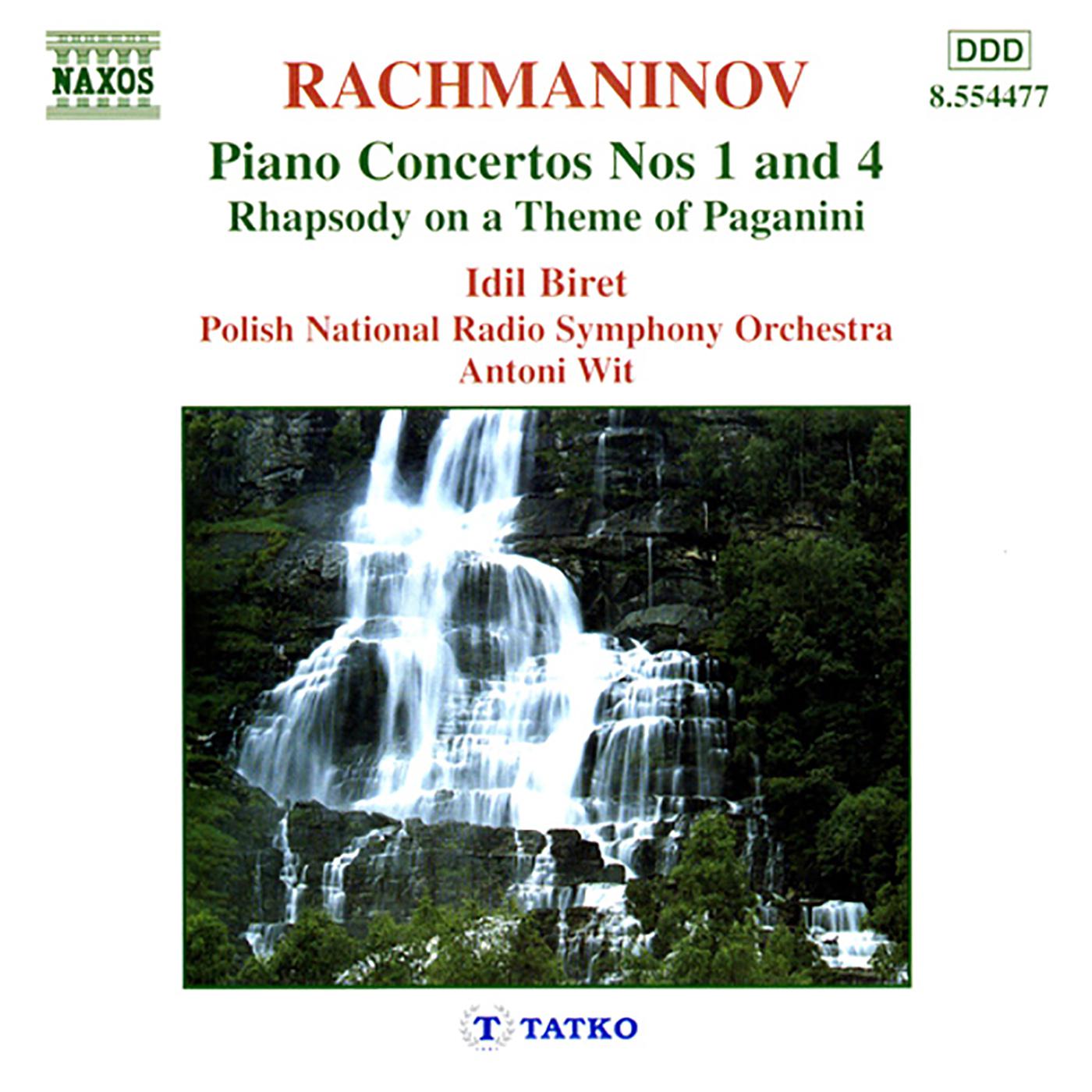 RACHMANINOV: Piano Concertos Nos. 1 and 4 / Rhapsody on a Theme of Paganini专辑