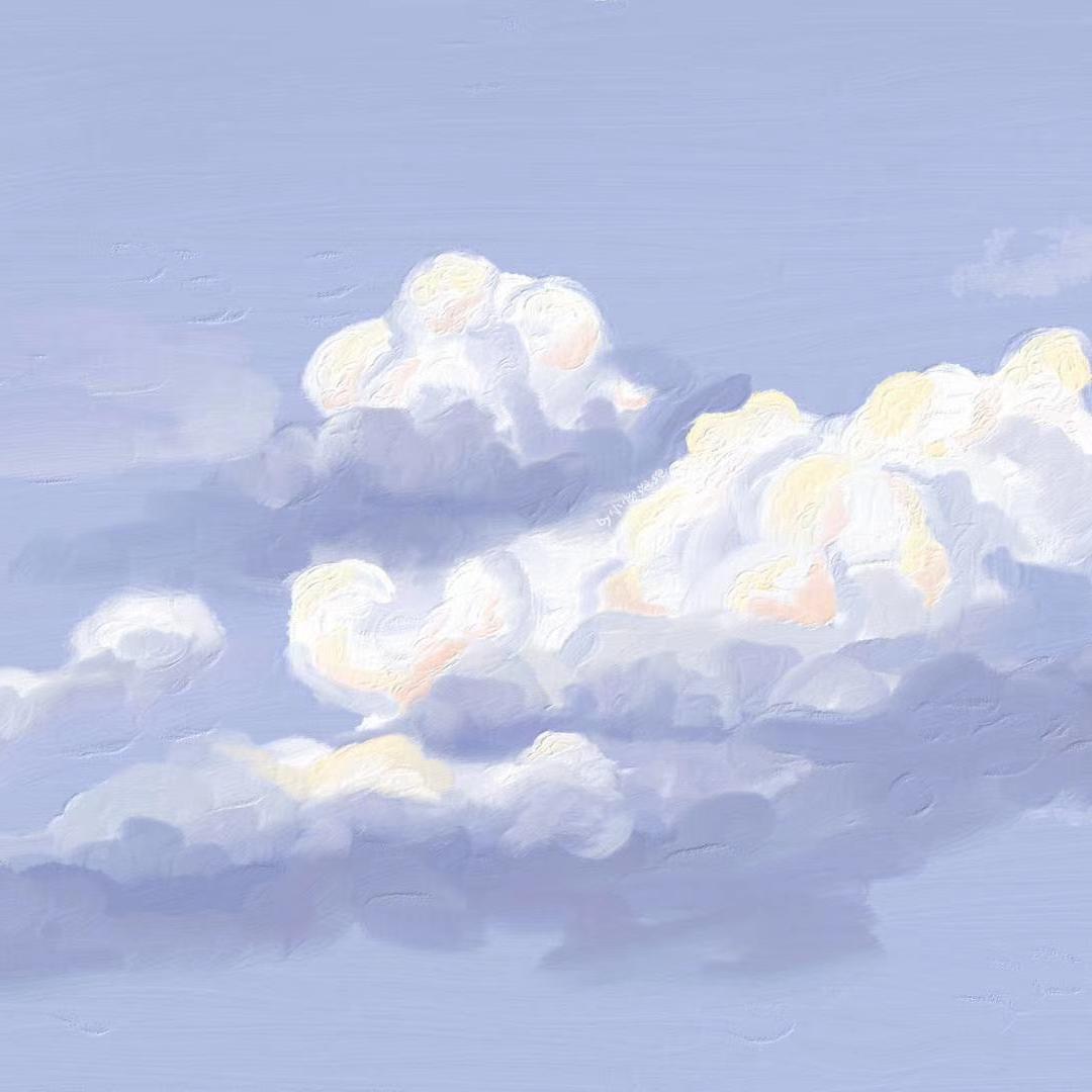 夜晚拥有星星，云朵拥有雨滴