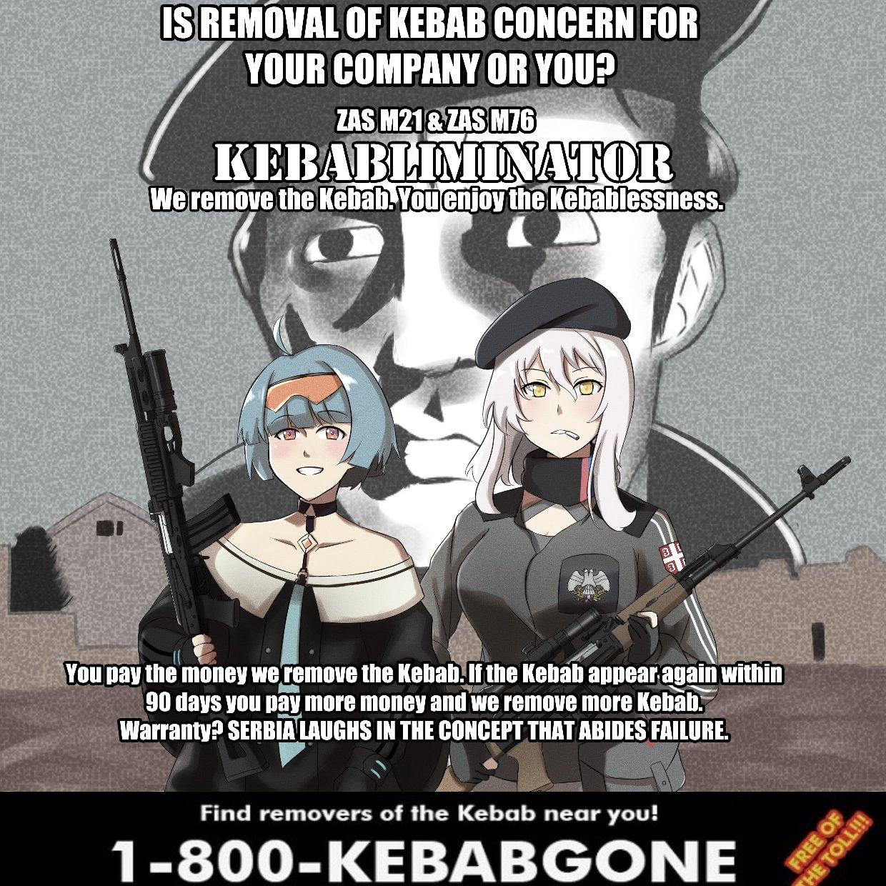 Remove Kebab,Serbia Strong！