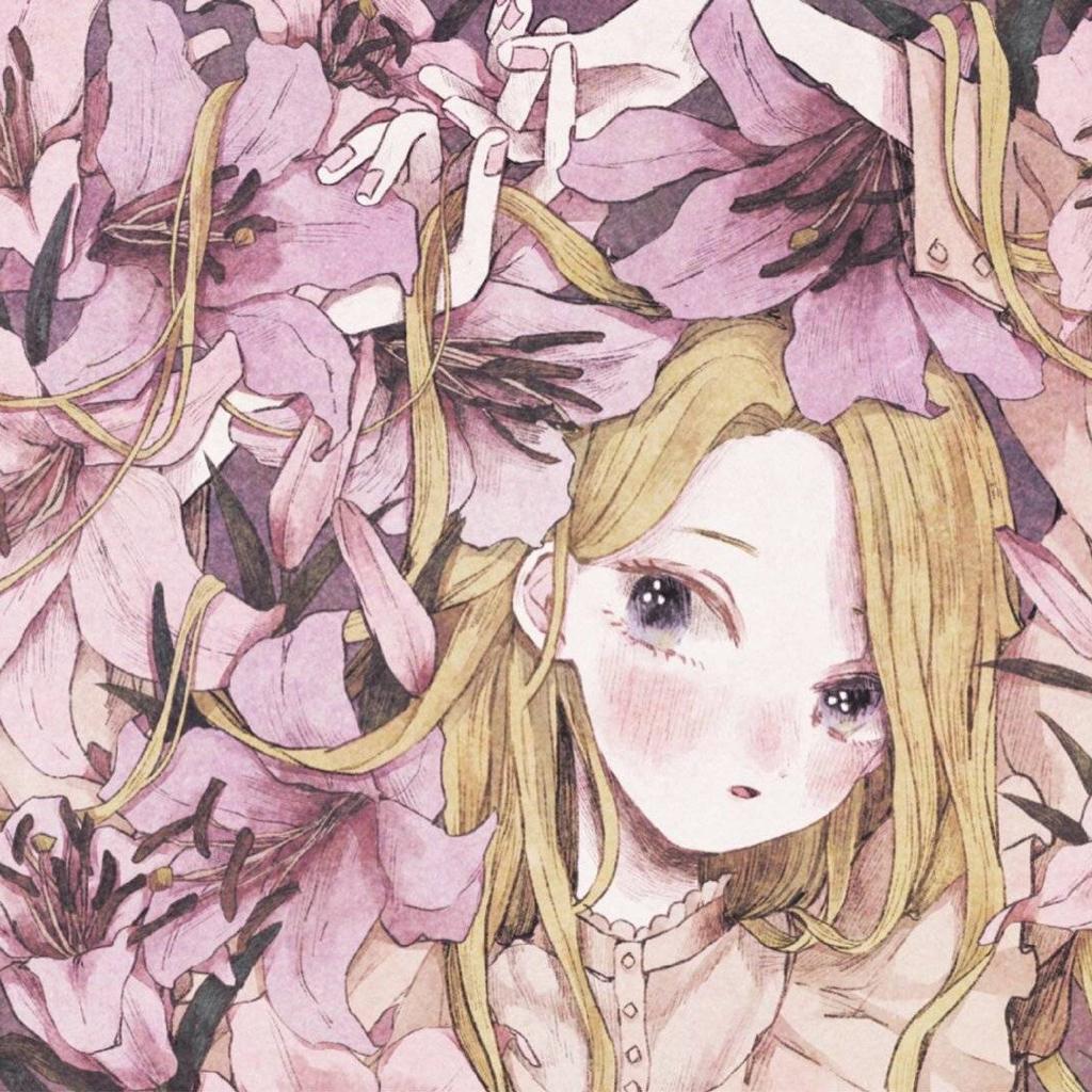 日系 | 花林中的少女与甜味情诗°