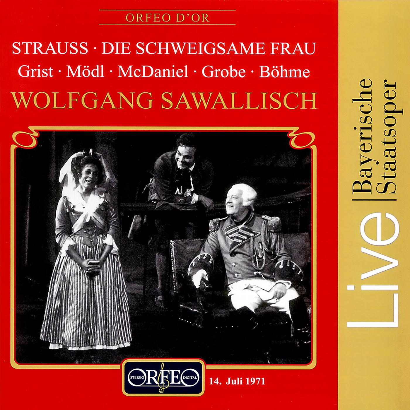 STRAUSS, R.: Schweigsame Frau (Die) [Opera] (Grist, Mödl, McDaniel, Grobe, Böhme, Bavarian State Ope专辑