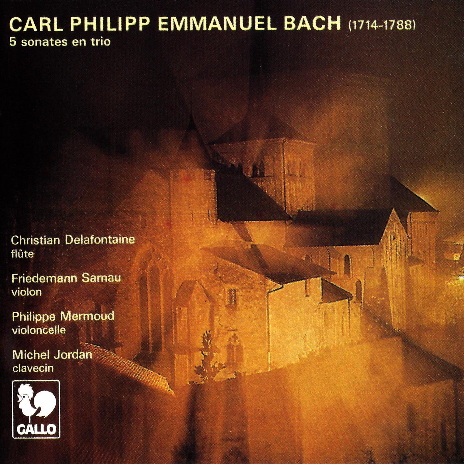 Carl Philipp Emmanuel Bach: 5 Trio Sonatas (Played in Quartet)