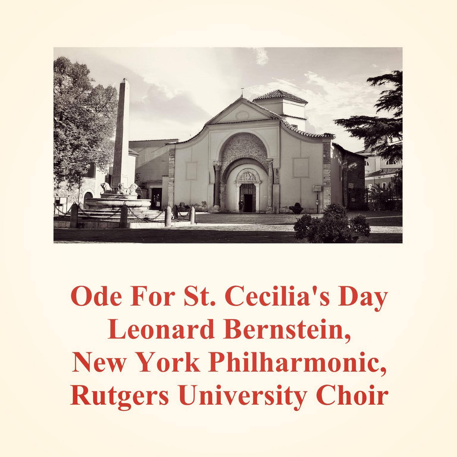 Ode for St. Cecilia's Day